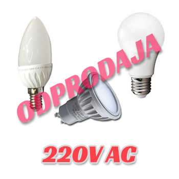 LED žarnice 220V AC